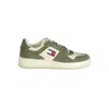 Tommy Hilfiger Green Polyester Sneaker In Green