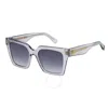 Tommy Hilfiger Grey Azure Square Ladies Sunglasses Th 2100/s 0kb7/gb 53