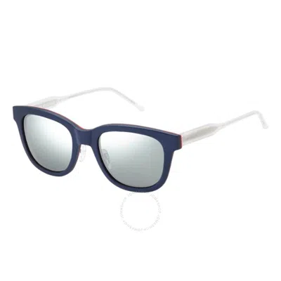 Tommy Hilfiger Grey Mirror Square Men's Sunglasses Th 1352/s 0k0h/t4 51