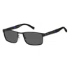 Tommy Hilfiger Rectangle-frame Sunglasses In Black