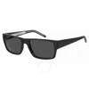 Tommy Hilfiger Grey Rectangular Men's Sunglasses Th 2017/s 0807/ir 56