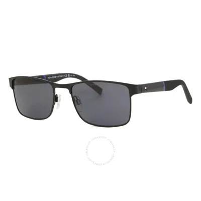 Tommy Hilfiger Grey Rectangular Men's Sunglasses Th 2040/s 0807/ir 56