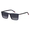 Tommy Hilfiger Rectangle-frame Sunglasses In Blue