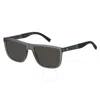 Tommy Hilfiger Grey Square Men's Sunglasses Th 2043/s 0riw/ir 56