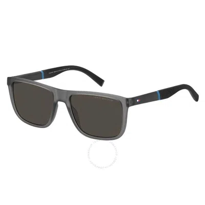 Tommy Hilfiger Grey Square Men's Sunglasses Th 2043/s 0riw/ir 56