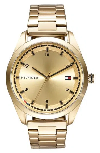 Tommy Hilfiger Griffen Quartz Bracelet Watch, 43mm In Gold