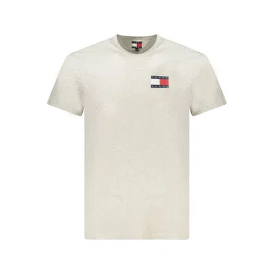 Tommy Hilfiger Grigio Cotton Men T-shirt In White