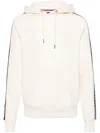 Tommy Hilfiger Grosgrain-trim Hoodie In Neutrals