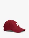 Tommy Hilfiger H Logo Patch Baseball Cap In Red