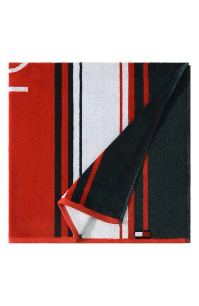 Tommy Hilfiger Hampton Stripe Beach Towel In Multi