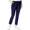 Tommy Hilfiger Women's Th Flex Hampton Cuffed Chino Straight-leg Pants, Created For Macy's In Blue