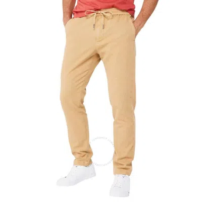 Tommy Hilfiger Harlem Stretch Cotton Sports Trousers In Beige