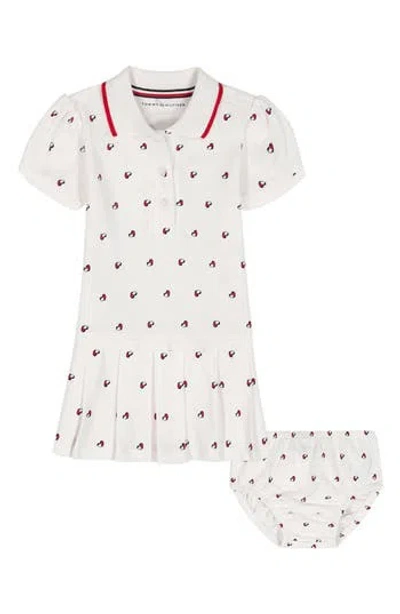 Tommy Hilfiger Babies'  Heart Polo Dress & Bloomers In Multi