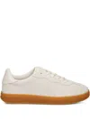 Tommy Hilfiger Heritage Perforated Suede Sneakers In Neutral