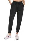 Tommy Hilfiger High Rise Drawstring Sweatpants In Black