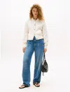 Tommy Hilfiger High Rise Relaxed Straight Jeans