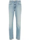 Tommy Hilfiger High-rise Slim Cigarette Jeans In Blue