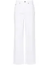 Tommy Hilfiger High-rise Straight-leg Jeans In White