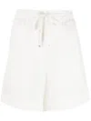 Tommy Hilfiger Linen Bermuda Shorts In White
