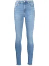 Tommy Hilfiger High-waisted Skinny Jeans In Blau