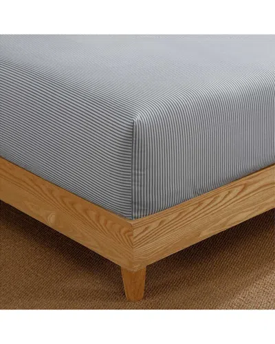 Tommy Hilfiger Highland Ticking Stripe Cotton Fitted Sheet