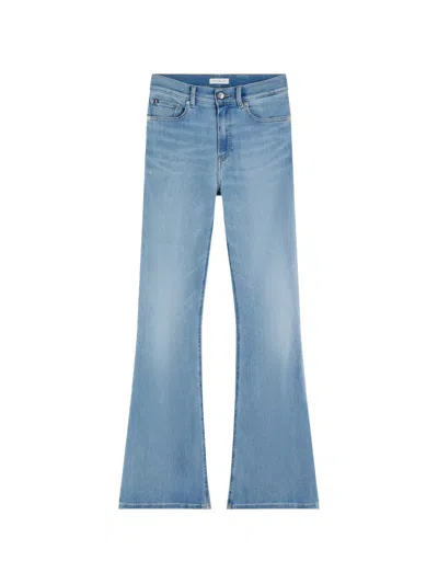 Tommy Hilfiger High-waisted Flared Jeans In Blue