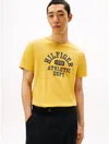Tommy Hilfiger Hilfiger 1985 Athletic Logo T In Gold