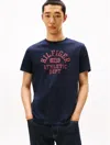 Tommy Hilfiger Hilfiger 1985 Athletic Logo T In Blue