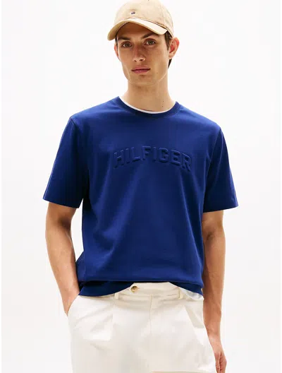 Tommy Hilfiger Hilfiger Arch Embossed T In Blue