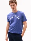 Tommy Hilfiger Hilfiger Arch Logo T In Faded Indigo