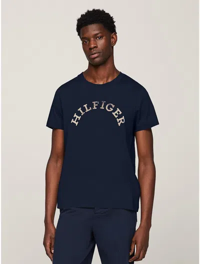 Tommy Hilfiger Hilfiger Arch Logo T In Navy