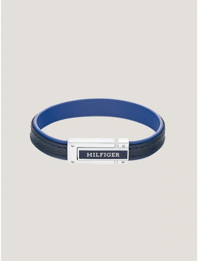 Tommy Hilfiger Hilfiger Blue Leather Bracelet