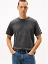 Tommy Hilfiger Hilfiger Crest Logo Slub T In Gray