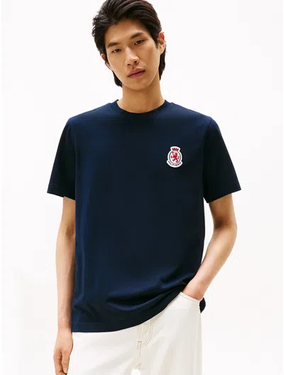 Tommy Hilfiger Hilfiger Crest Logo T In Blue