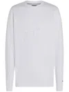 Tommy Hilfiger Logo-embroidered Sweatshirt In White