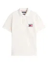 Tommy Hilfiger Hilfiger Flag Reg Polo In White