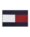 Tommy Hilfiger Flag Blue Bath Rug In Multi