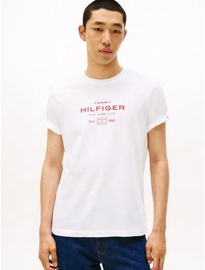 Tommy Hilfiger Hilfiger Graphic Logo T In White