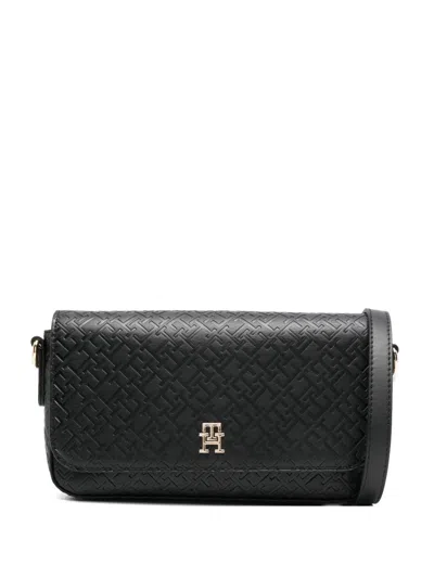 Tommy Hilfiger Hilfiger Icon Embossed Logo Cross Body Bag In White