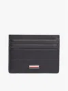 Tommy Hilfiger Hilfiger Leather Card Holder In Space Blue