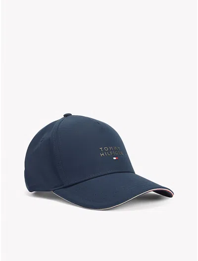 Tommy Hilfiger Hilfiger Logo Baseball Cap In Sky Captain