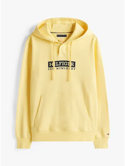 Tommy Hilfiger Hilfiger Logo Hoodie In Citronella