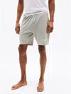 Tommy Hilfiger Hilfiger Logo Pique Sleep Short In Grey Heather