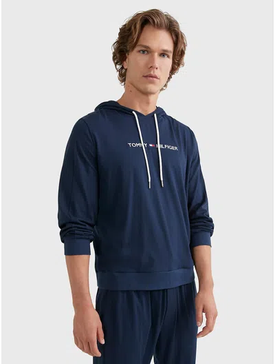 Tommy Hilfiger Hilfiger Lounge Hoodie In Dark Navy