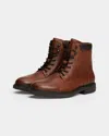 Tommy Hilfiger Hilfiger Outdoor Mens Warm Leather Boots In Brown