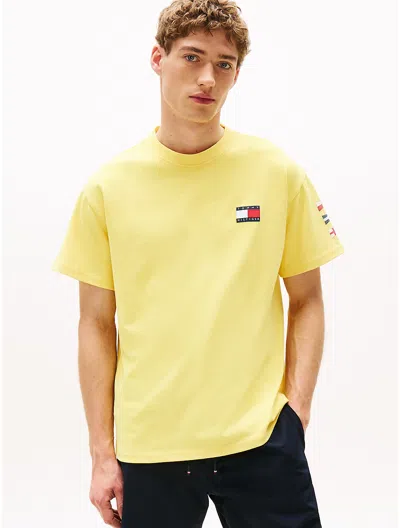 Tommy Hilfiger Hilfiger Sailing Logo T In Soft Sunflower