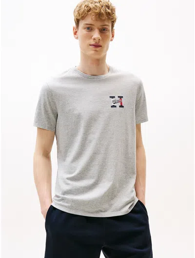Tommy Hilfiger Hilfiger Sport Logo T In Gray