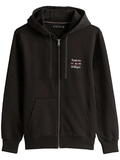 Tommy Hilfiger Hilfiger Stack Hoody Clothing In Black
