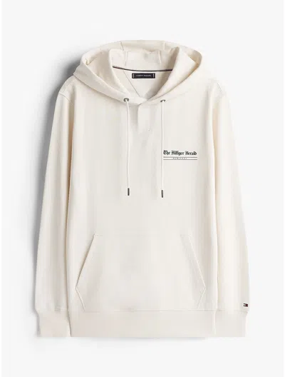 Tommy Hilfiger Hilfiger Statement Logo Hoodie In White