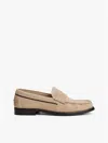 Tommy Hilfiger Hilfiger Suede Loafer In Beige